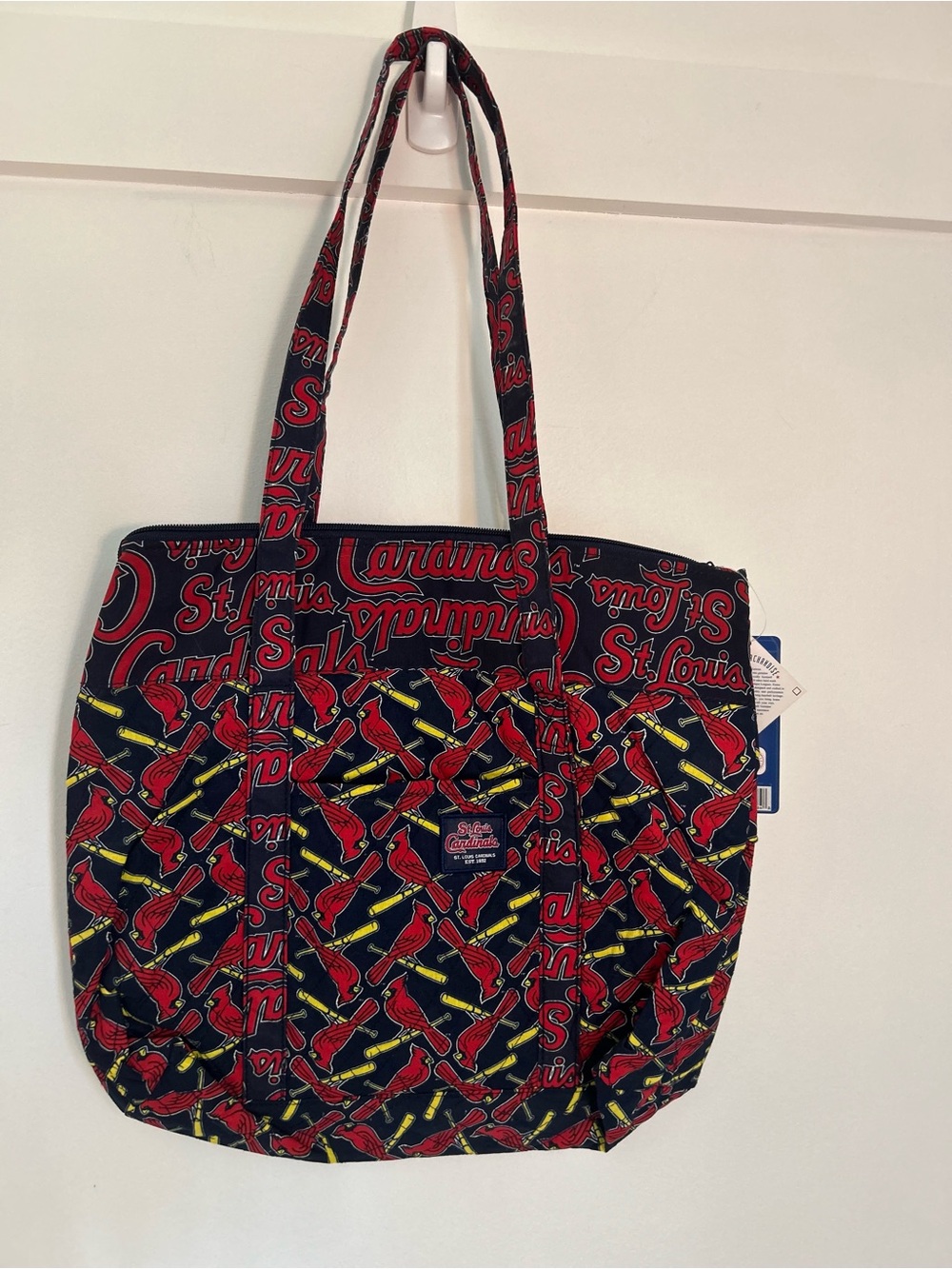 NEW MLB St.Louis Cardinals Tote Bag Cardinals Perched on Baseball Bats